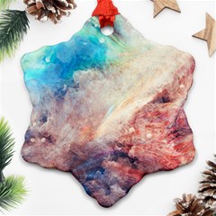 Abstract Galaxy Paint Ornament (snowflake) by goljakoff