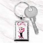 Cutie-Angel Key Chain (Rectangle) Front