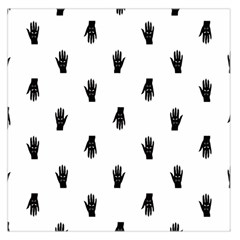 Vampire Hand Motif Graphic Print Pattern Large Satin Scarf (square) by dflcprintsclothing