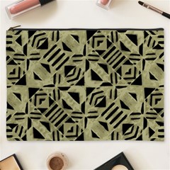 Linear Geometric Print Pattern Mosaic 2 Cosmetic Bag (xxxl) by dflcprintsclothing