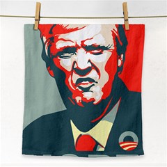 Trump Nope Face Towel by goljakoff