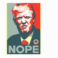 Trump Nope Large Garden Flag (two Sides) by goljakoff