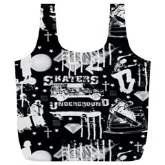 Skater-underground2 Full Print Recycle Bag (xl) by PollyParadise