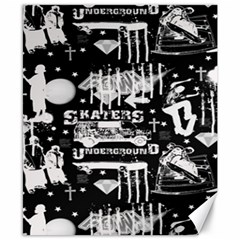 Skater-underground2 Canvas 8  X 10  by PollyParadise