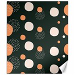 Black peach white  Canvas 8  x 10  8.15 x9.66  Canvas - 1