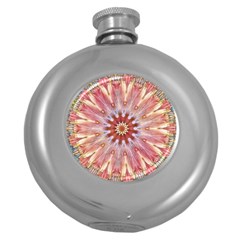 Pink Beauty 1 Round Hip Flask (5 Oz) by LW41021