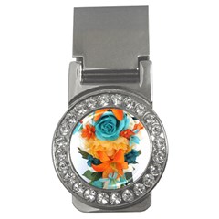 Spring Flowers Money Clips (cz)  by LW41021