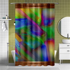 Prisma Colors Shower Curtain 48  X 72  (small)  by LW41021