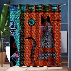 Cats Shower Curtain 60  X 72  (medium)  by LW41021