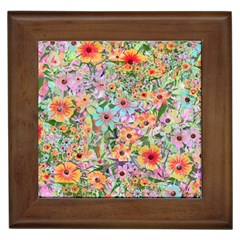 Secretgarden Framed Tile by PollyParadise