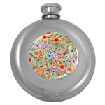 Secretgarden Round Hip Flask (5 oz) Front