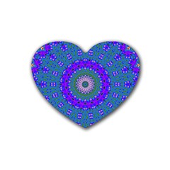 Bluebelle Heart Coaster (4 Pack)  by LW323