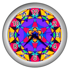 Fairground Wall Clock (silver) by LW323