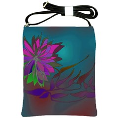 Evening Bloom Shoulder Sling Bag by LW323