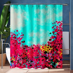 Flowers Shower Curtain 60  X 72  (medium)  by LW323