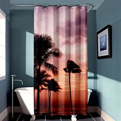 Palm Trees Shower Curtain 36  X 72  (stall)  by LW323