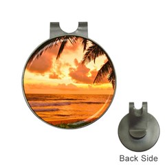 Sunset Beauty Hat Clips With Golf Markers by LW323