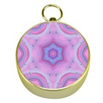 Cotton Candy Gold Compasses Front