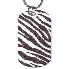 Zebra Dog Tag (two Sides) by PollyParadise