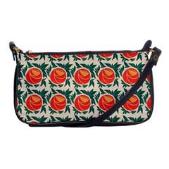 Rose Ornament Shoulder Clutch Bag by SychEva