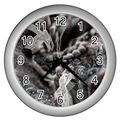 Crosses Wall Clock (silver) by LW323