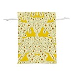 Sunshine Colors On Flowers In Peace Lightweight Drawstring Pouch (L) Back