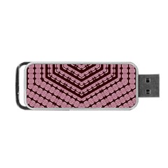 Burgundy Portable Usb Flash (one Side) by LW323