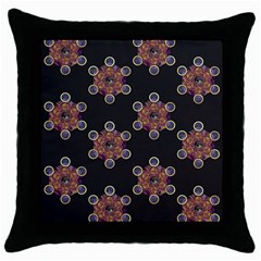 Metatron Cube Throw Pillow Case (black) by gloriasanchez