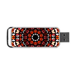 Kaleid Geometric Metal Color Portable Usb Flash (two Sides) by byali