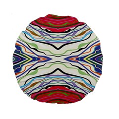 Bohemian Colorful Pattern B Standard 15  Premium Round Cushions by gloriasanchez