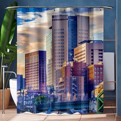 Akihabara Zone Urban Scene Tokyo Japan Shower Curtain 60  X 72  (medium)  by dflcprintsclothing