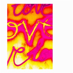 Pop Art Love Graffiti Small Garden Flag (two Sides) by essentialimage365