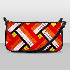 Pop Art Mosaic Shoulder Clutch Bag by essentialimage365