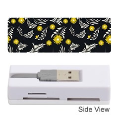 Folk Flowers Art Pattern Floral Abstract Surface Design  Seamless Pattern Memory Card Reader (stick) by Eskimos