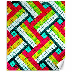 Pop Art Mosaic Canvas 8  X 10  by essentialimage365