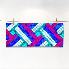 Pop Art Mosaic Hand Towel by essentialimage365