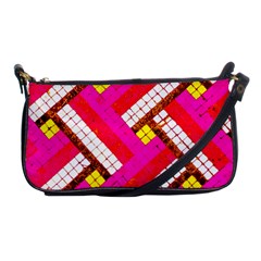 Pop Art Mosaic Shoulder Clutch Bag by essentialimage365