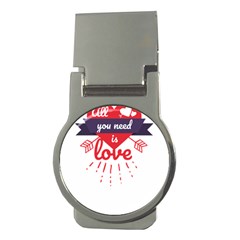 All You Need Is Love Money Clips (round)  by DinzDas