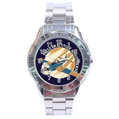 Airplane - I Need Altitude Adjustement Stainless Steel Analogue Watch by DinzDas