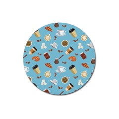 Coffee Time Magnet 3  (round) by SychEva