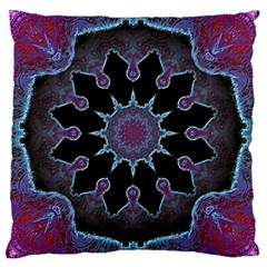 Framed Mandala Large Cushion Case (one Side) by MRNStudios