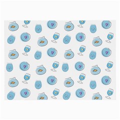 Aquarium With Fish Large Glasses Cloth (2 Sides) by SychEva