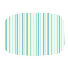 Green Stripes Mini Square Pill Box by designsbymallika