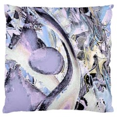 Landslide Baby Blue Large Flano Cushion Case (two Sides) by MRNStudios