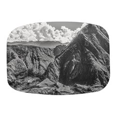 Machu Picchu Black And White Landscape Mini Square Pill Box by dflcprintsclothing