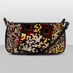 Root Humanity Bar And Qr Code Combo In Brown Shoulder Clutch Bag by WetdryvacsLair