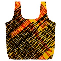 Root Humanity Orange Yellow And Black Full Print Recycle Bag (xl) by WetdryvacsLair