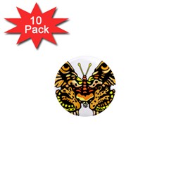 Bigcat Butterfly 1  Mini Magnet (10 Pack)  by IIPhotographyAndDesigns