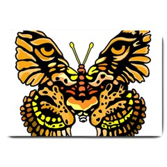 Bigcat Butterfly Large Doormat  by IIPhotographyAndDesigns