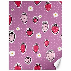 Juicy Strawberries Canvas 12  X 16  by SychEva